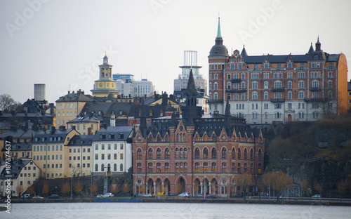 Canvas Print Landmarks in Sodermalm in Stockholm