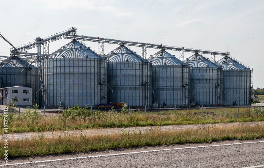 Elevator for grain storage. Grain dryer..Agricultural complex. Elevator for grain storage. Grain dryer..Agricultural complex.
