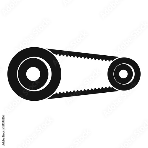 Mechanic belt icon, simple style