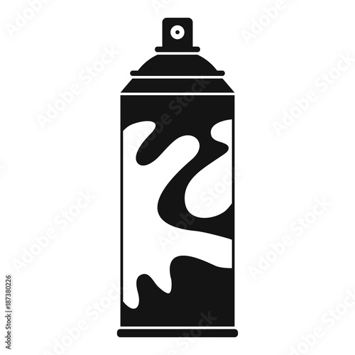 Colored spray icon, simple style