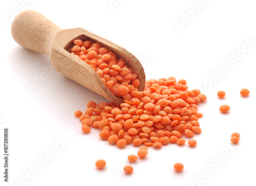 Foto Pile of some fresh lentil
