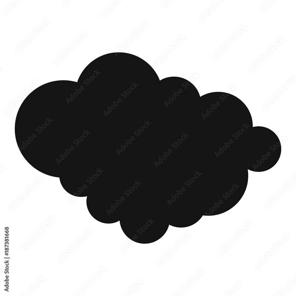 Cloud of precipitation icon. Simple illustration of cloud of precipitation vector icon for web Cloud of precipitation icon. Simple illustration of cloud of precipitation vector icon for web
