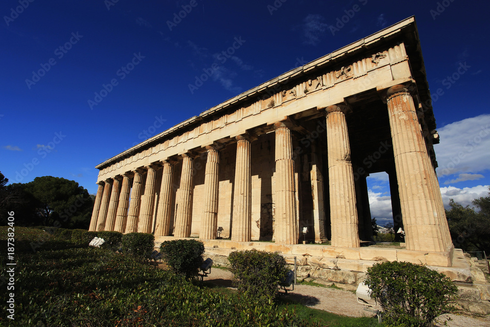Temple of Hephaestus in Athens, Greece