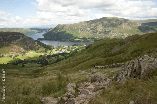 View from Helvellyn Lake district