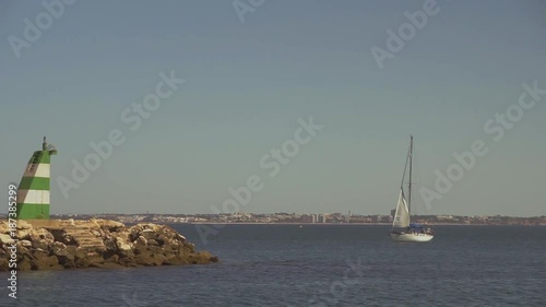 Wallpaper Mural Aerial from natural rocks near Lagos in the Algarve Portugal Torontodigital.ca