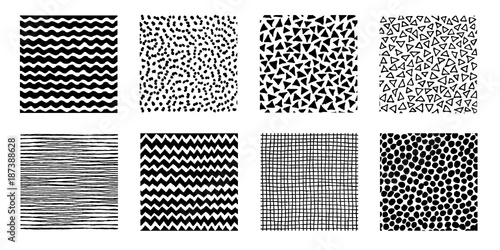 Hand Drawn Patterns Doodle Design