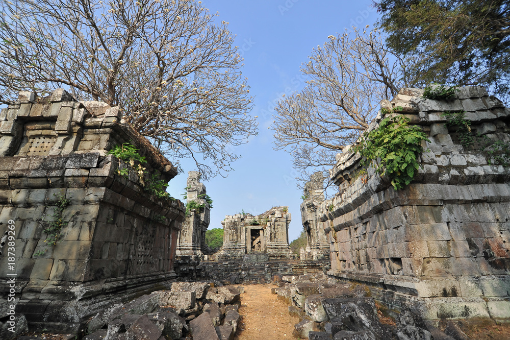 Ruins and Temples in Angkor, Cambodia Ruins and Temples in Angkor, Cambodia