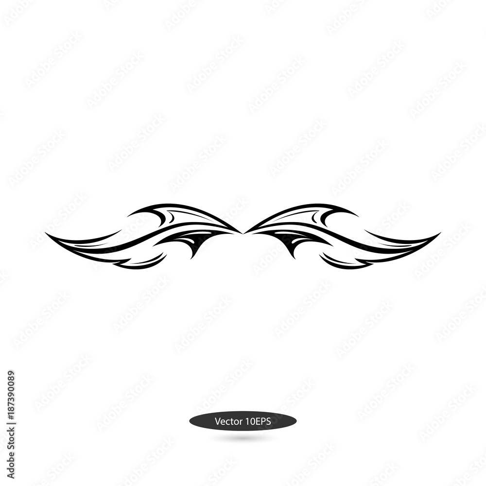 Logo flame of fire. Tatoo. Element for design. Vector illustration. Logo flame of fire. Tatoo. Element for design. Vector illustration.