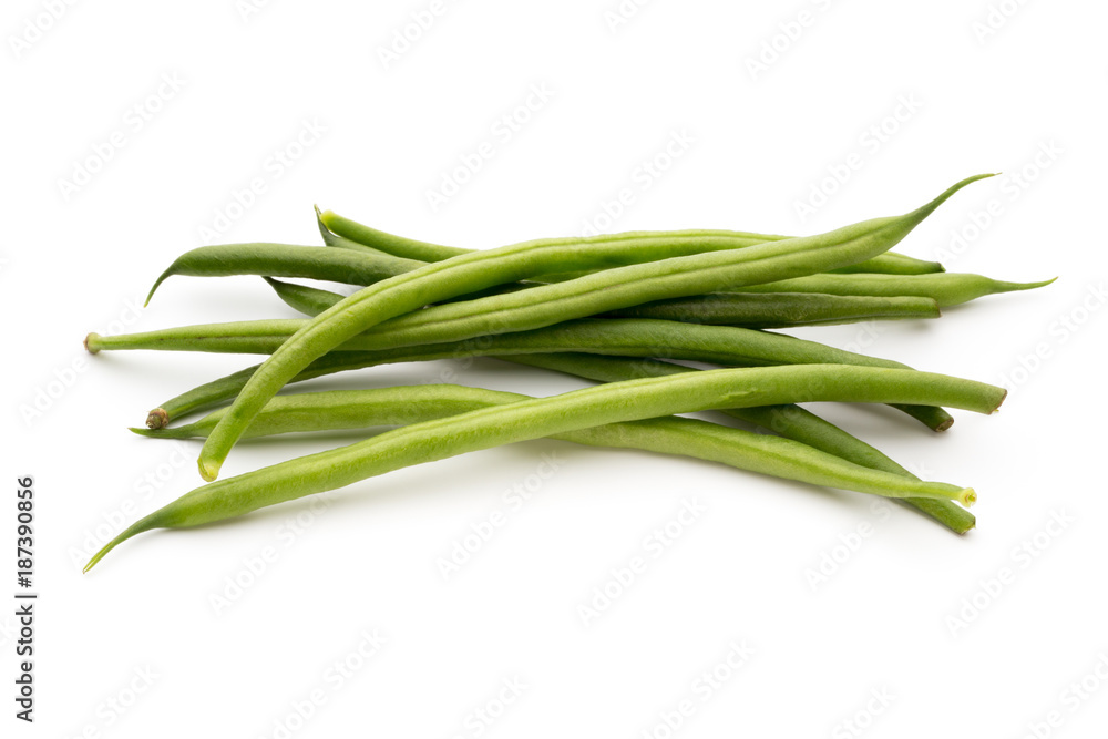 Green beans isolated on a white background. Green beans isolated on a white background.