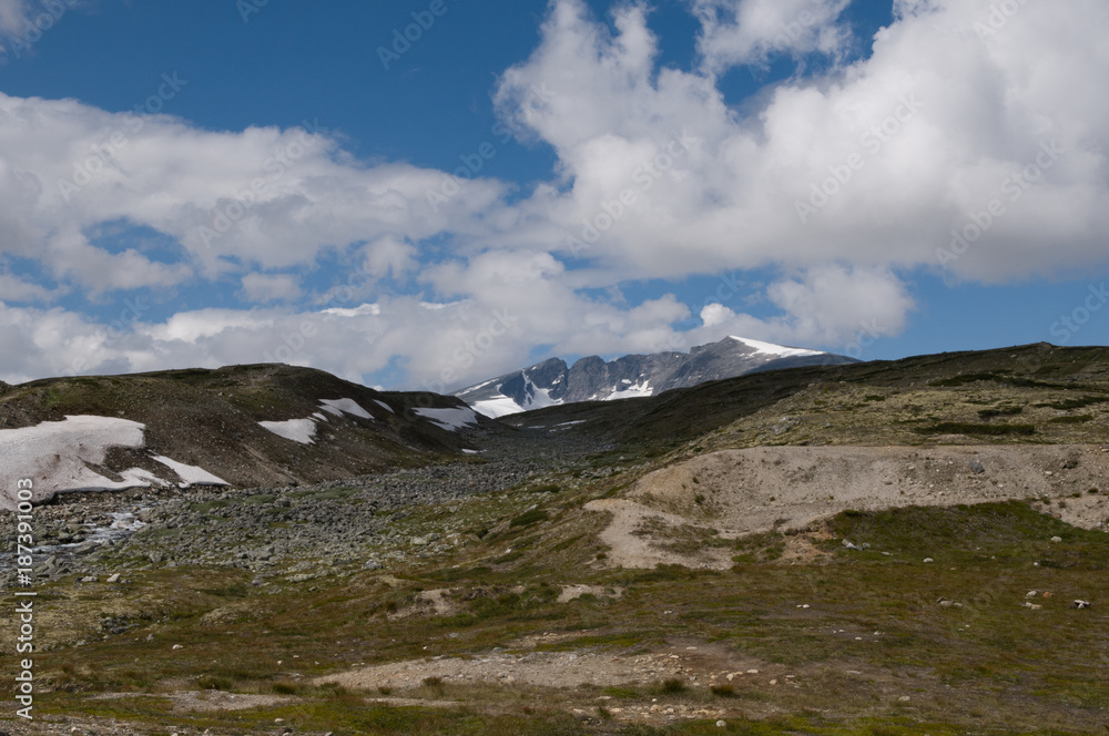 Dovrefjell mit Snöhetta, Norwegen Dovrefjell mit Snöhetta, Norwegen