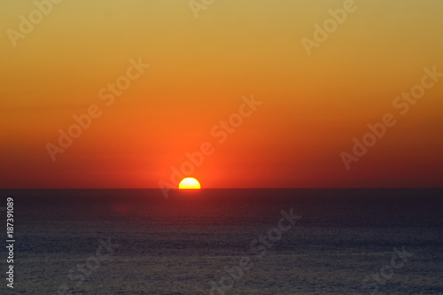 Fototapeta Naklejka Na Ścianę i Meble -  sunset in the ocean