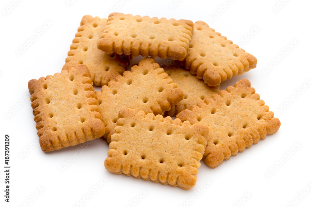 Tasty cookies biscuits on the isolated background. Tasty cookies biscuits on the isolated background.