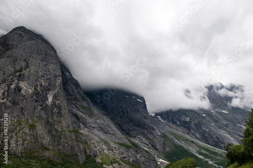 Trollveggen, Trollwand im Romsdal, Norwegen