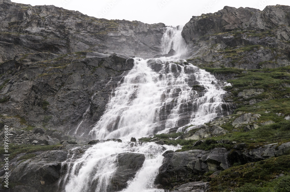 Gebirgslandschaft in Jotunheimen, Norwegen Gebirgslandschaft in Jotunheimen, Norwegen
