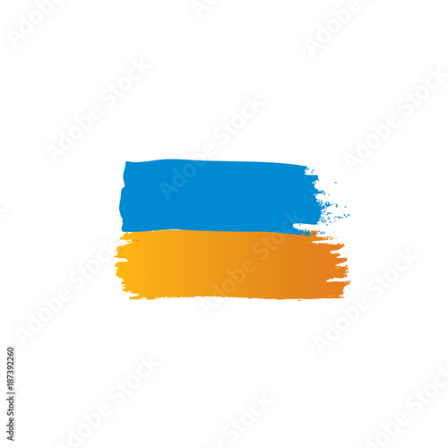 Ukraine flag  vector illustration