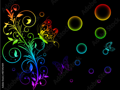 Abstract Floral background.