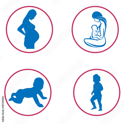 Baby evolution  from the womb to 24 months