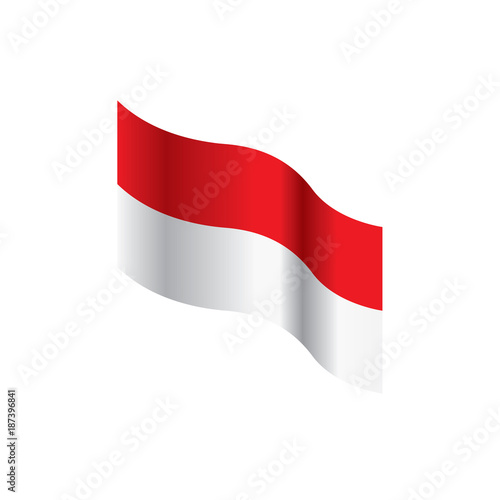 Indonesia flag, vector illustration Free Download Indonesia flag, vector illustration - GFXLoad