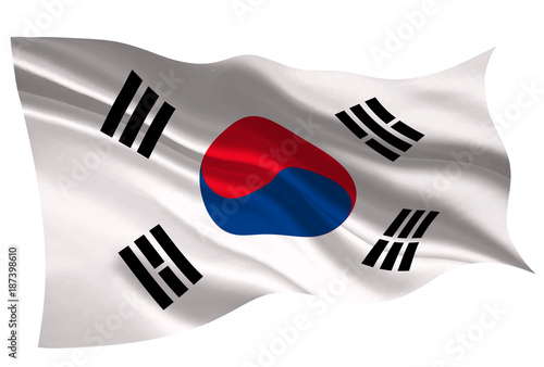 韓国　 国旗　旗　アイコン 