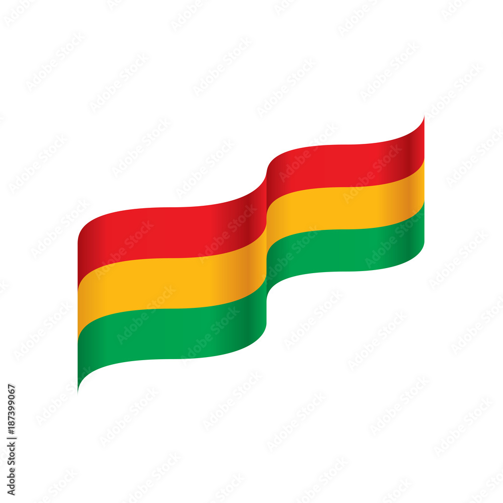 Bolivia flag, vector illustration Bolivia flag, vector illustration