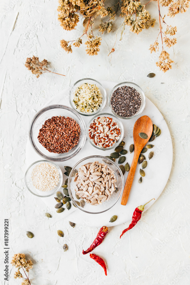 Different kind of seeds Different kind of seeds