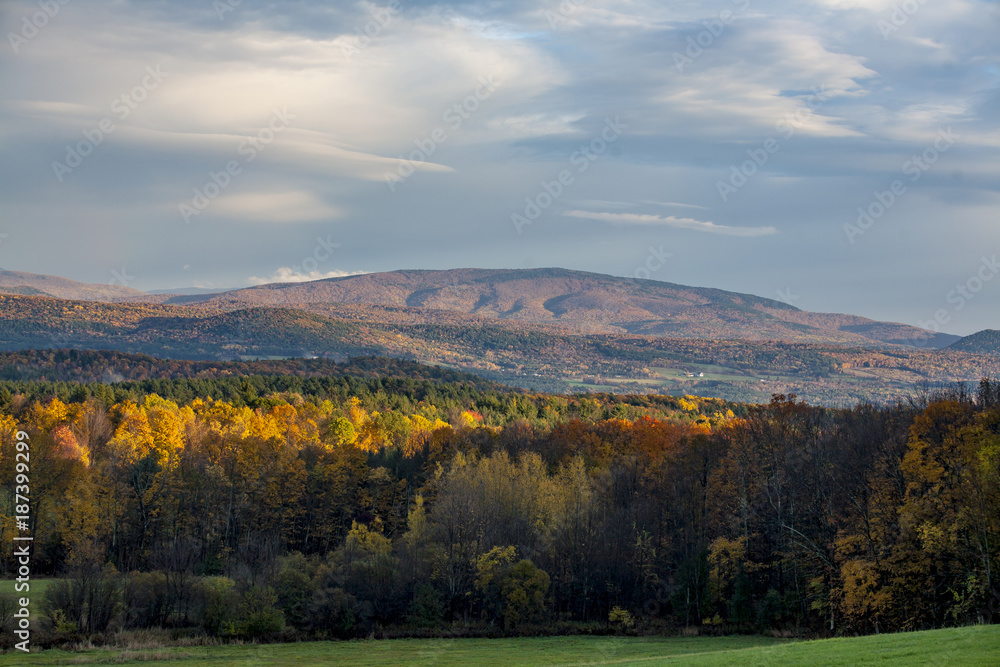 Mount Mooselaukee, Benton, NH in fall colors