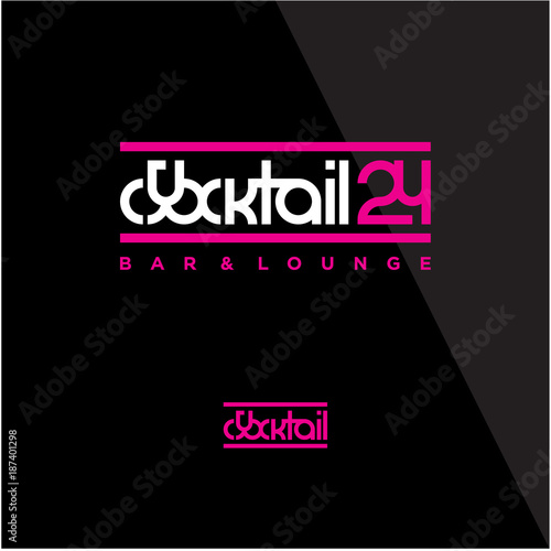 cocktail bar logo
