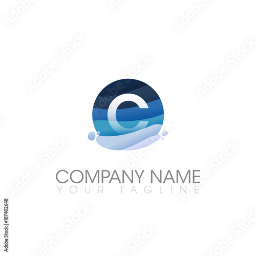 C LETTER LOGO TEMPLATE