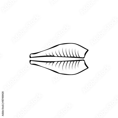 halibut fillet icon. Fish and sea products elements. Premium quality graphic design icon. Simple love icon for websites, web design, mobile app, info graphics