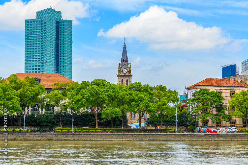 Ningbo urban architecture landscape Ningbo urban architecture landscape