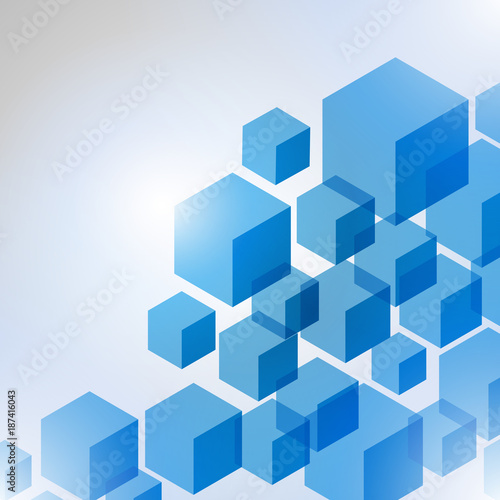 Abstract Technology hexagon background