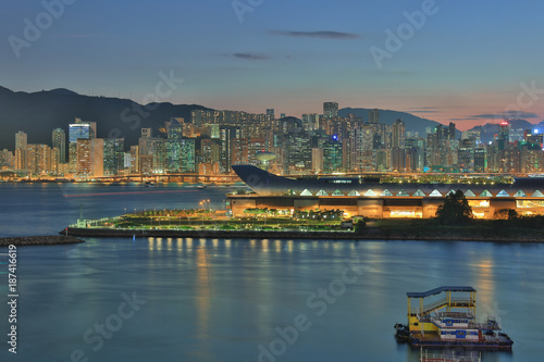 kai tak cruise with HK Victoria Harbour
