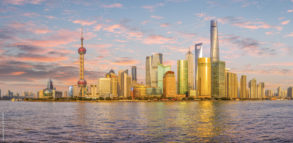 Fototapeta premium City Building Shanghai Lujiazui