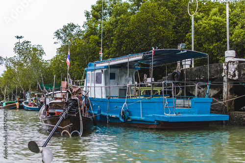 Long Tail Boats in Phuket Island, Thailand
