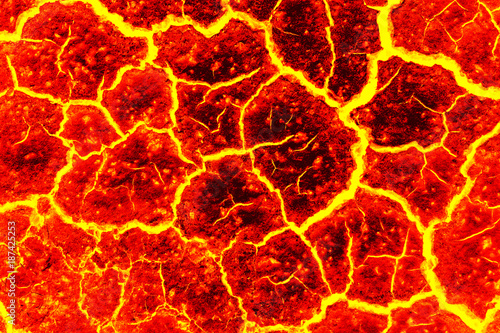 magma Background, The red crack abstract for background