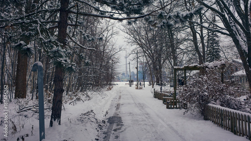 winter village road © Photo
