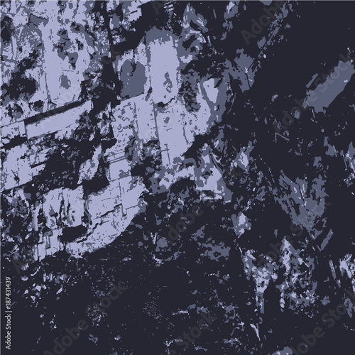 Black and grey natural rock textured vector background.