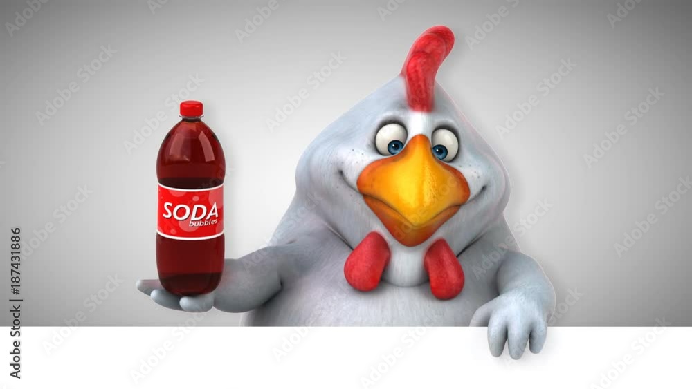 Fun chicken - 3D Animation Fun chicken - 3D Animation