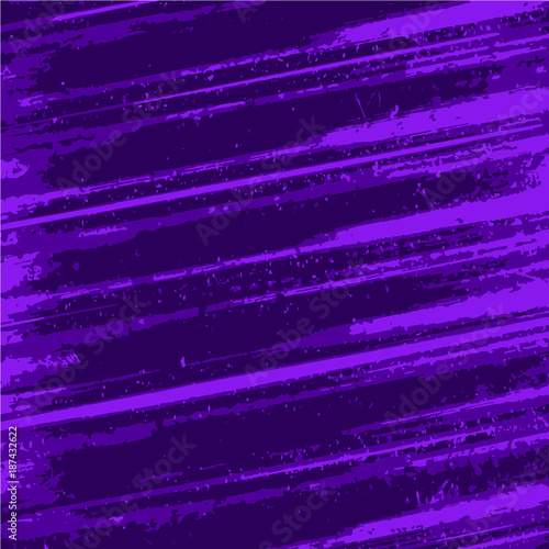 Rough purple diagonal lines, textured vector background pattern.