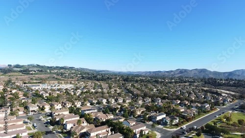 Large California Community Aerial Flyover photo