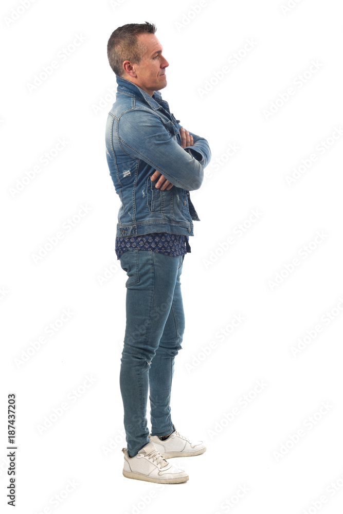 Fototapeta premium man isolated on white