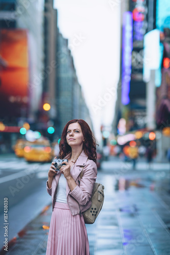 Young girl in New York