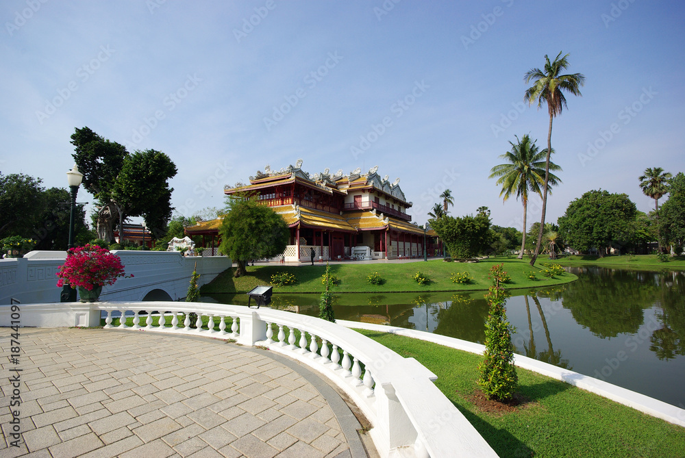 Bang Pa-In Palace near Bangkok, Thailand (Summer Palace of the Thai king).