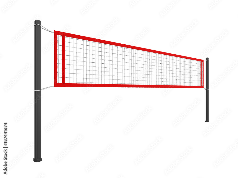 Obraz premium Volleyball Net Isolated