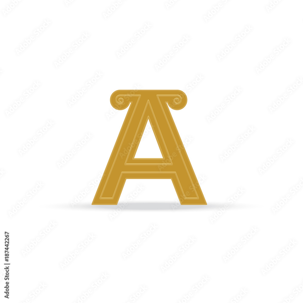 logo of the letter A vector logo of the letter A vector
