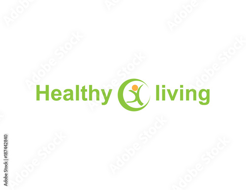 healthy life logo design