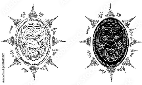 Thai traditional tattoo