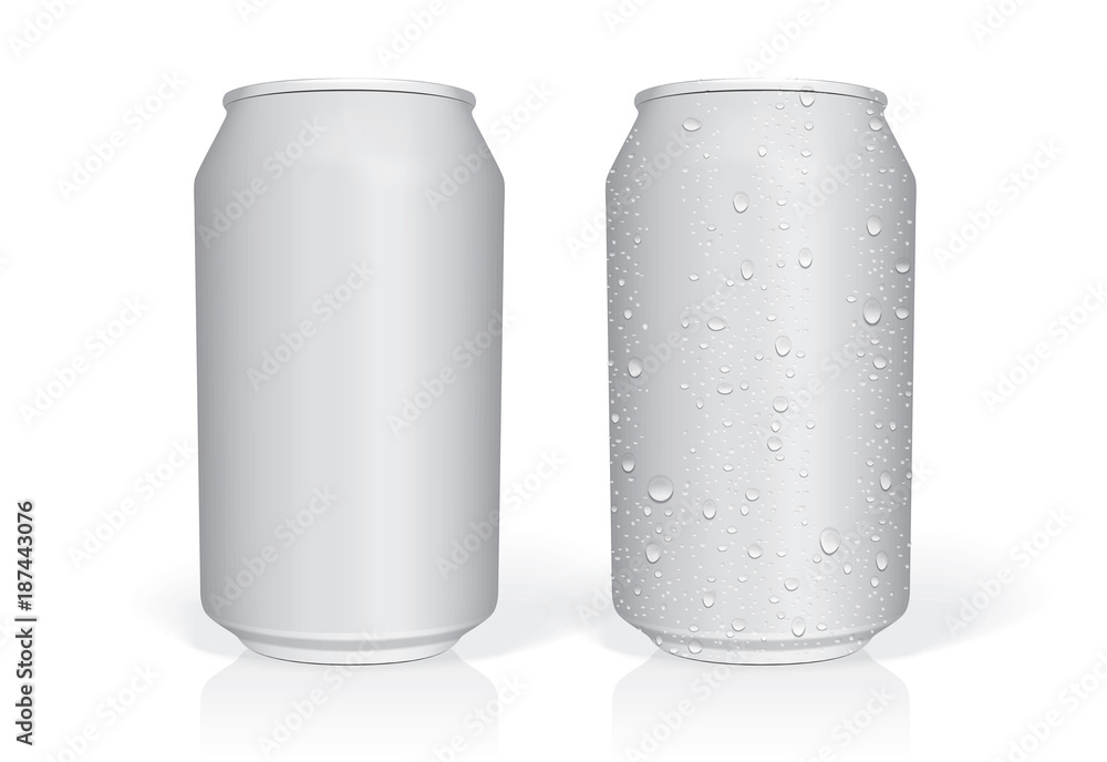 beer can with drops beer can with drops
