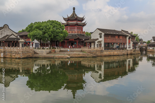 Jiangnan Water Village Suzhou Ancient Town Street