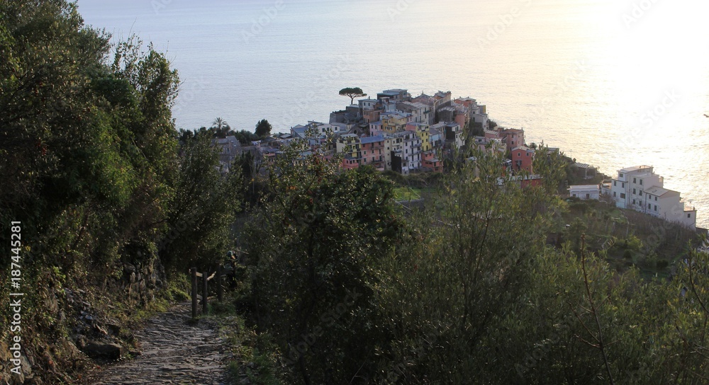 sentier ligure, Cinque Terre, Italie